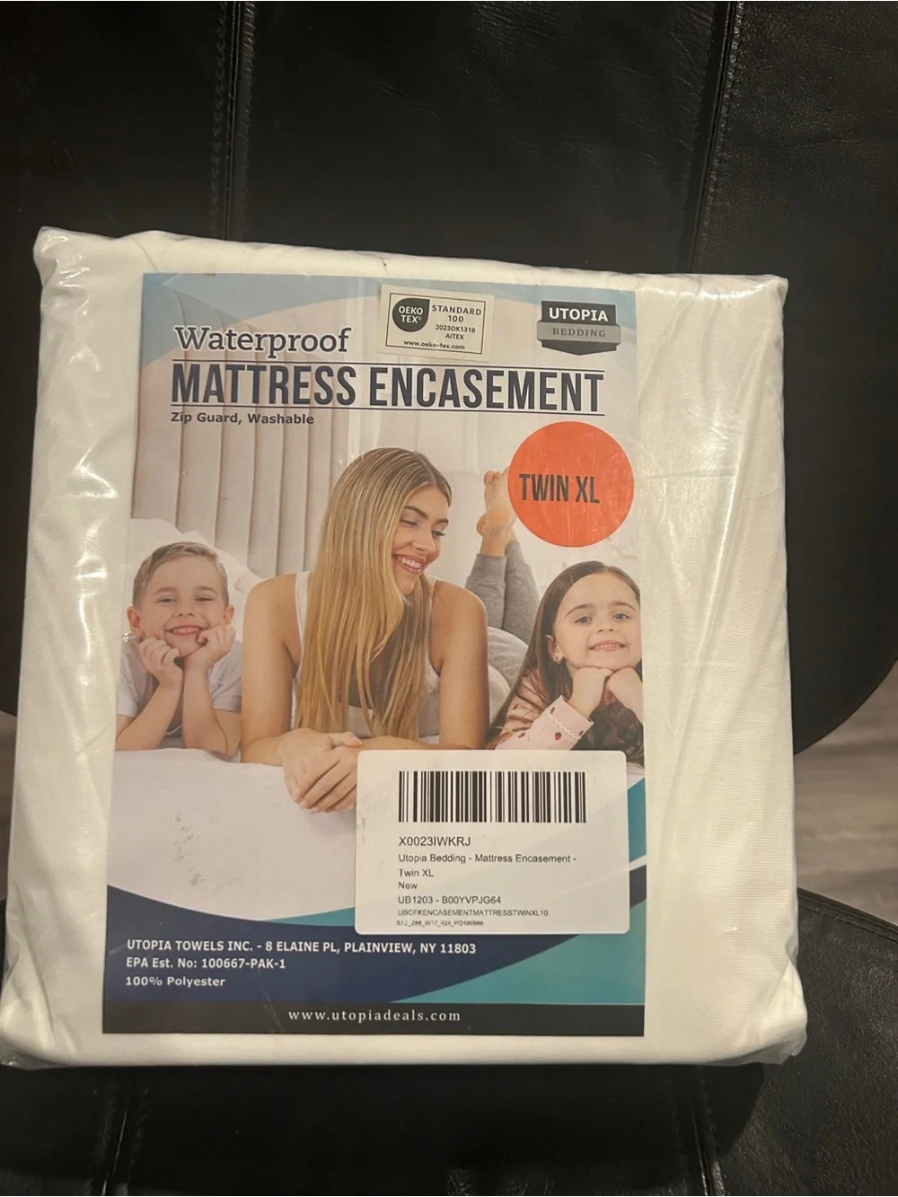Waterproof Mattress Encasement - White (Twin XL)